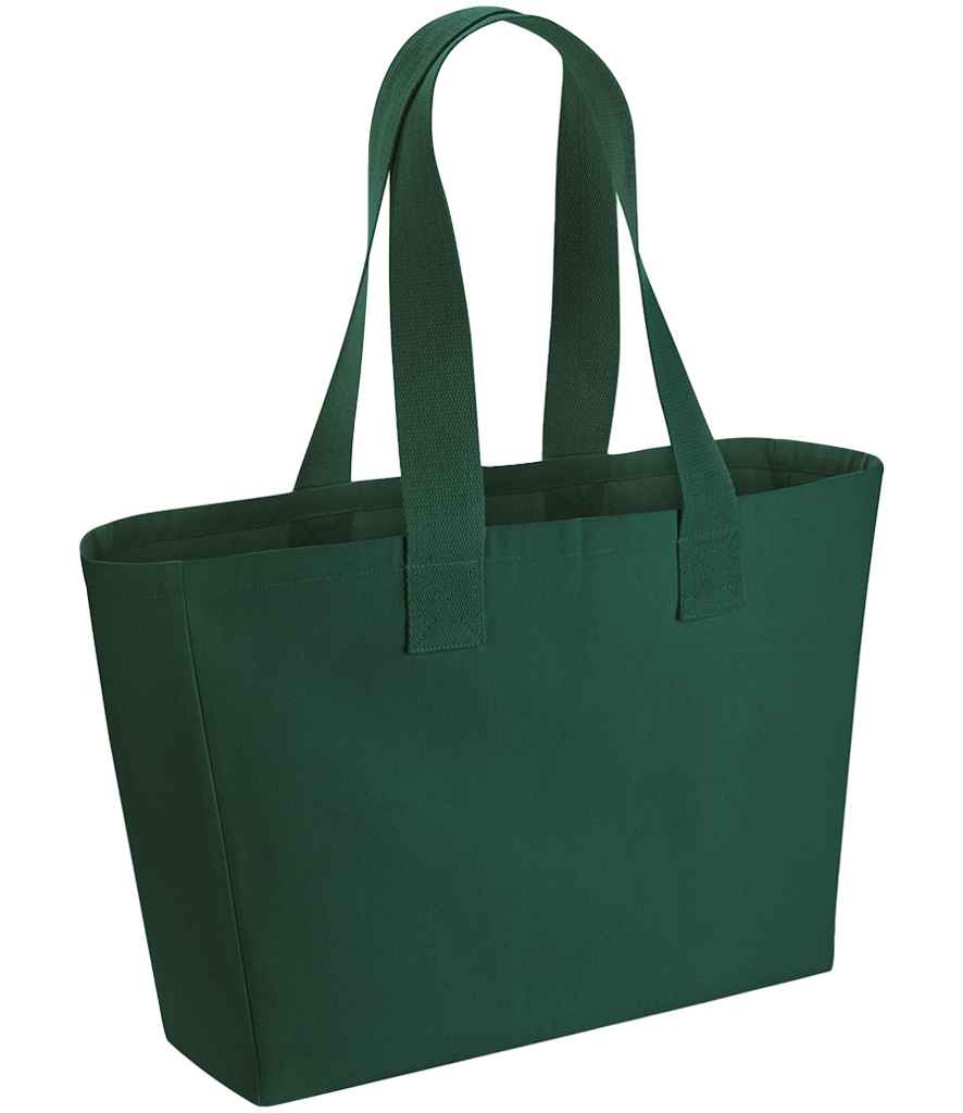 Westford Mill Everyday Canvas Tote Bag Bottle Green