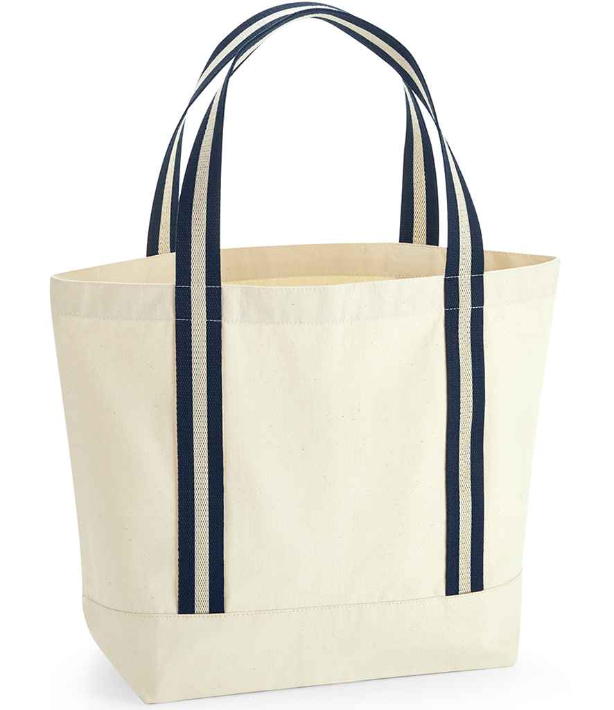 Westford Mill EarthAware® Organic Boat Bag Natural/Navy