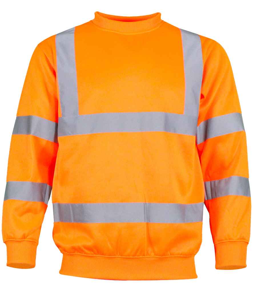Warrior Hi-Vis Sweatshirt Fluorescent Orange