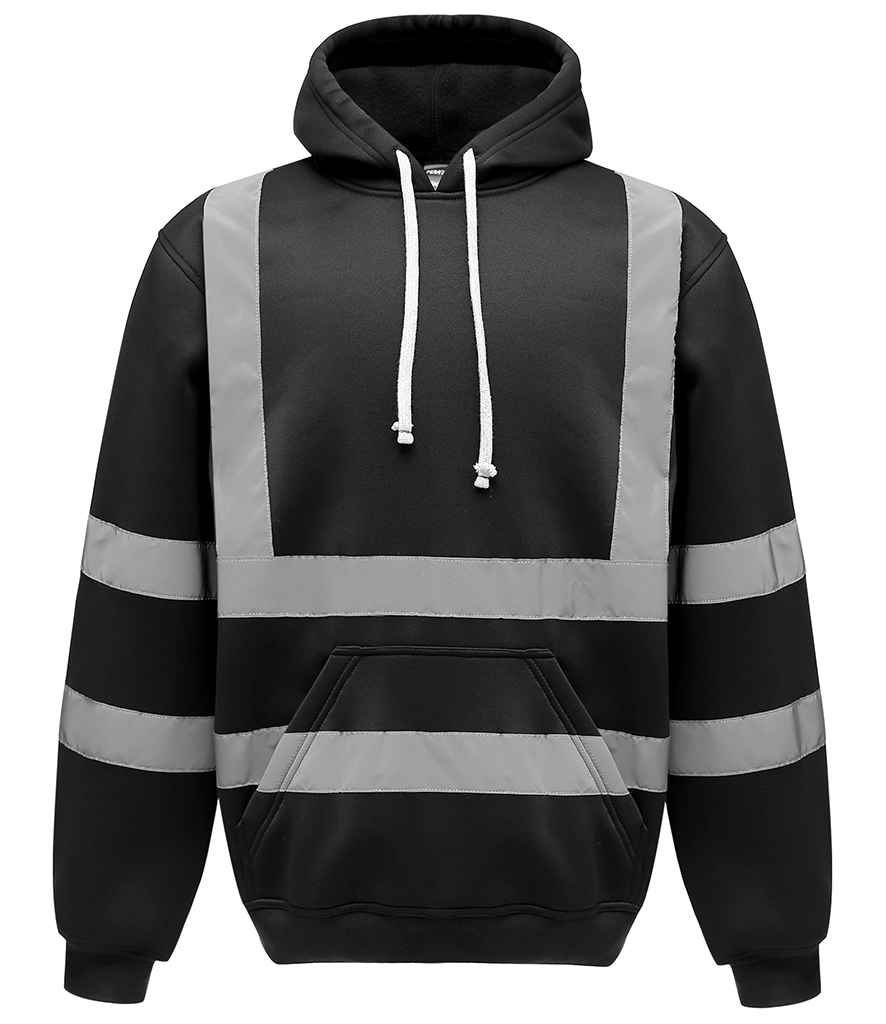 Yoko Hi-Vis Pull Over Hoodie Black