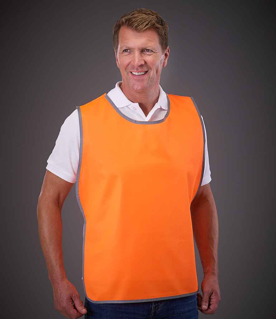 Yoko Hi-Vis Reflective Border Tabard | Orange - Lancashire Teamwear