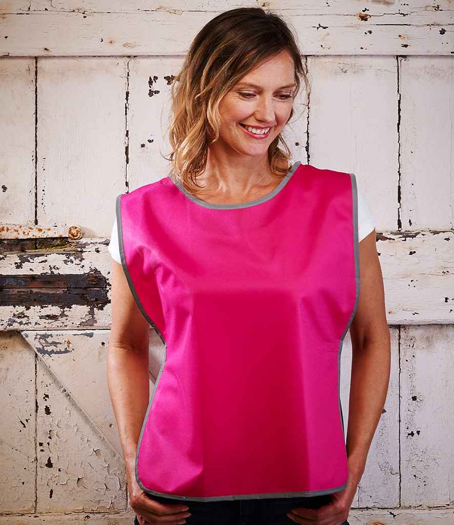 Yoko Hi-Vis Reflective Border Tabard | Raspberry - Lancashire Teamwear