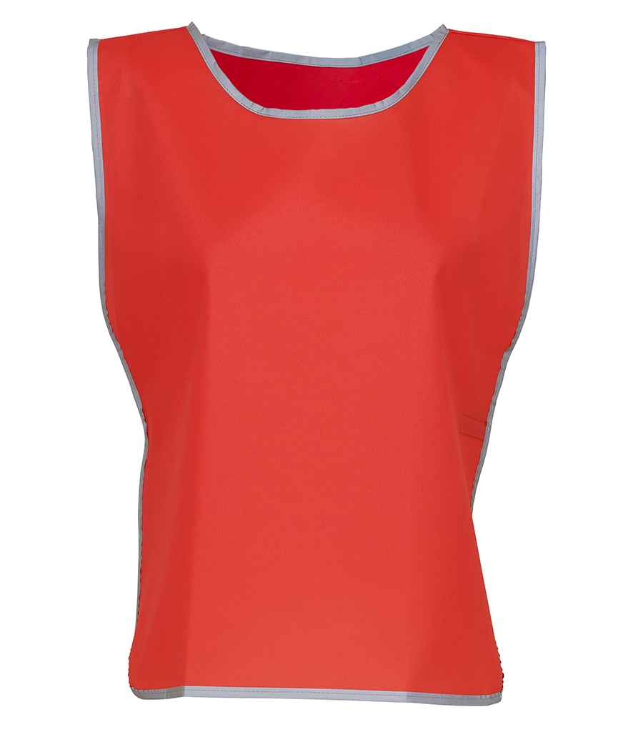Yoko Hi-Vis Reflective Border Tabard | Red - Lancashire Teamwear