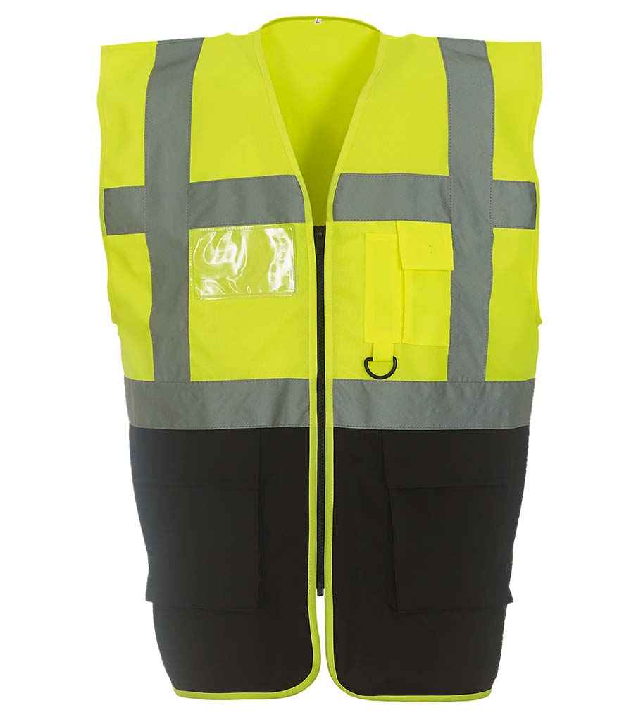 Yoko Executive Waistcoat | Yellow/Black Yellow/Black
