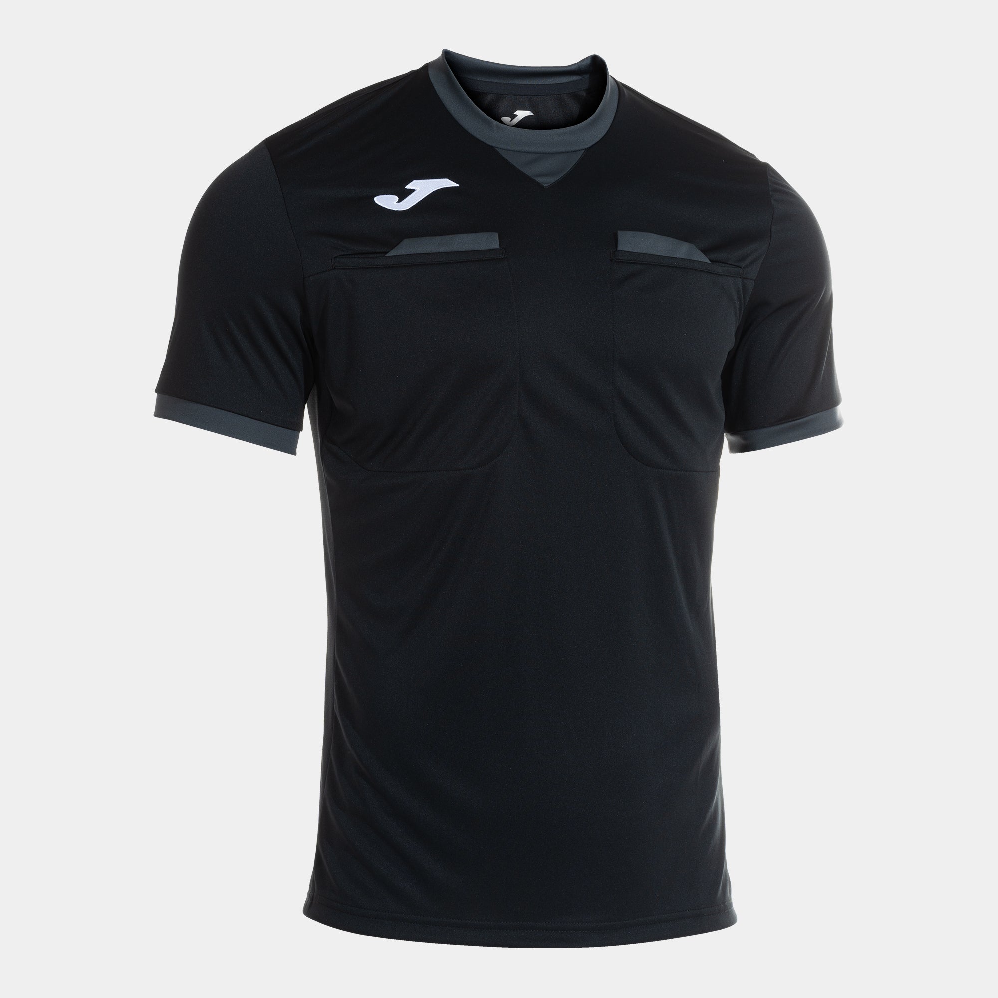 Joma Referee Short Sleeve T-Shirt Black Dark Gray