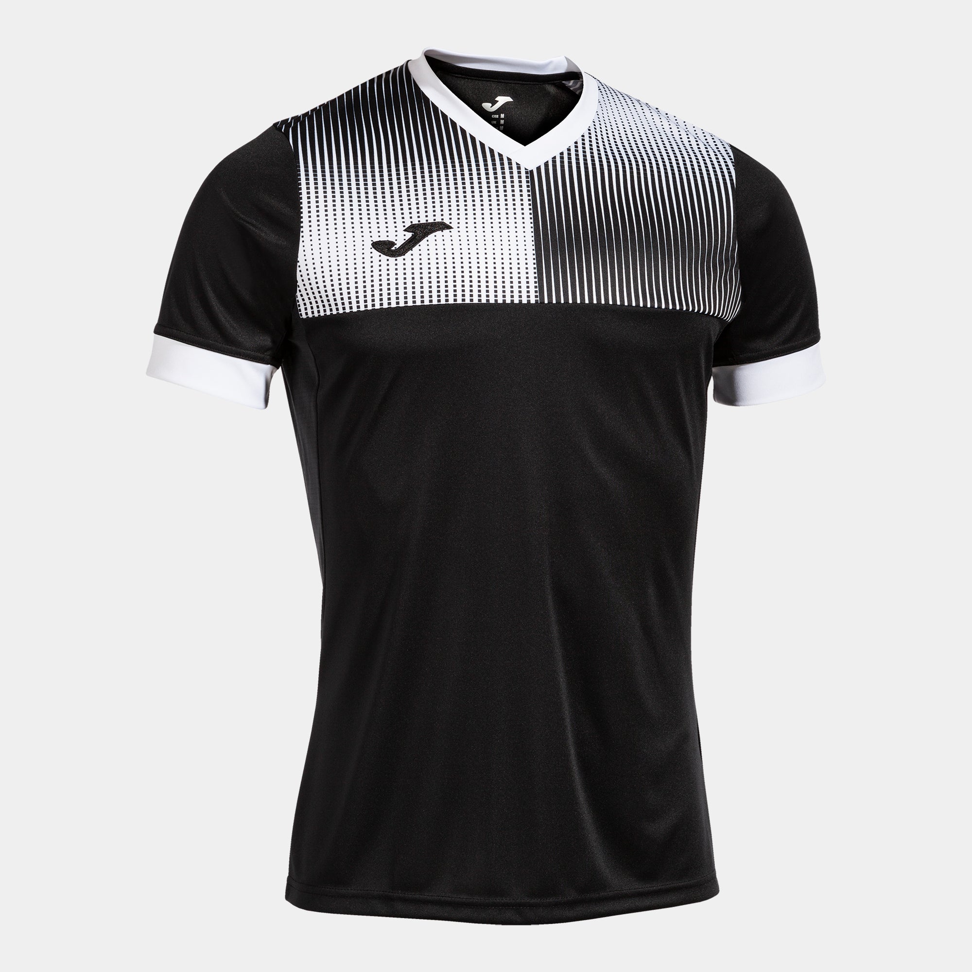 Joma Supernova Iv Short Sleeve T-Shirt Black White
