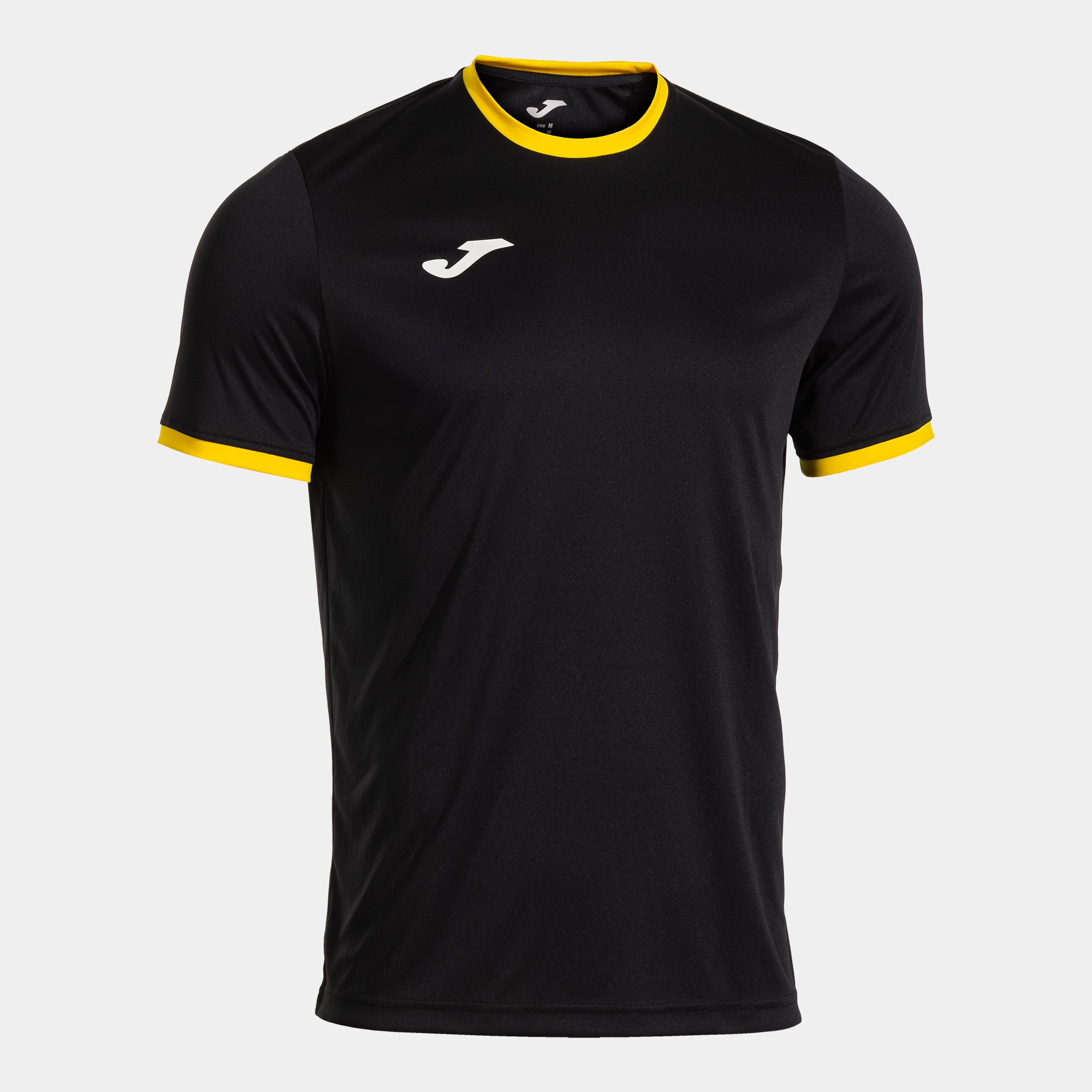 COMBI PREMIUM SHORT SLEEVE T-SHIRT BLACK YELLOW - Joma CAMISETA - Lancashire Teamwear