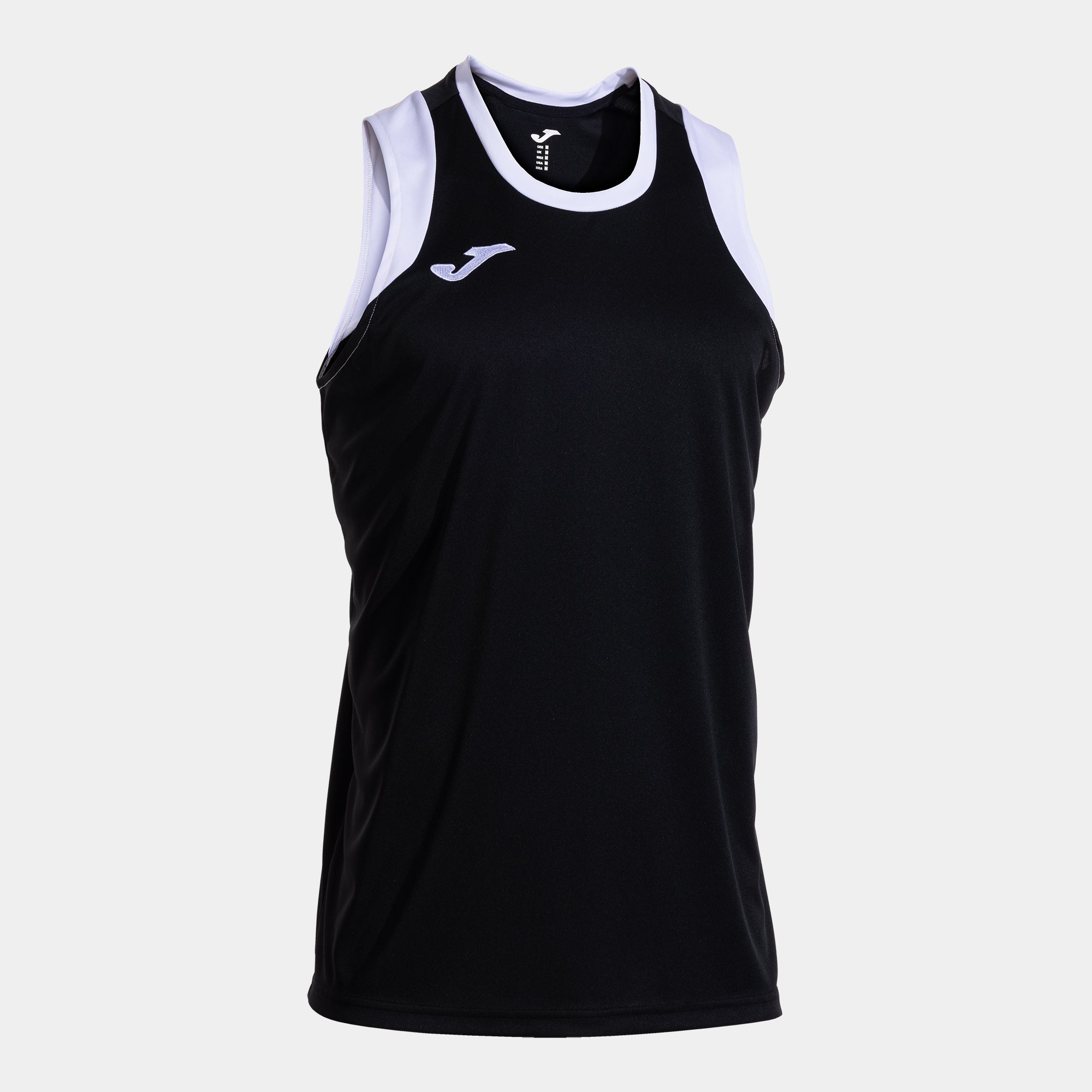Joma Final Basket Ii Sleeveless Shirt Black White