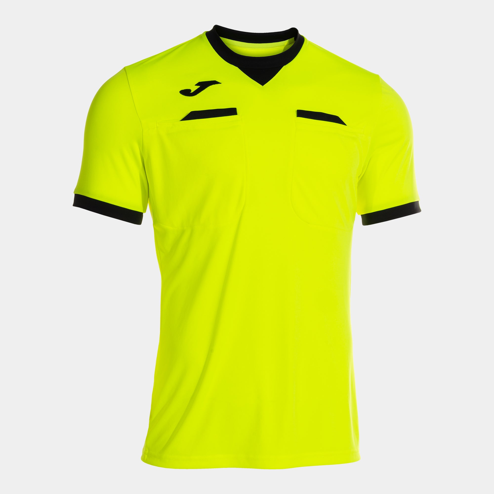 Joma Referee Short Sleeve T-Shirt Fluor Yellow Black