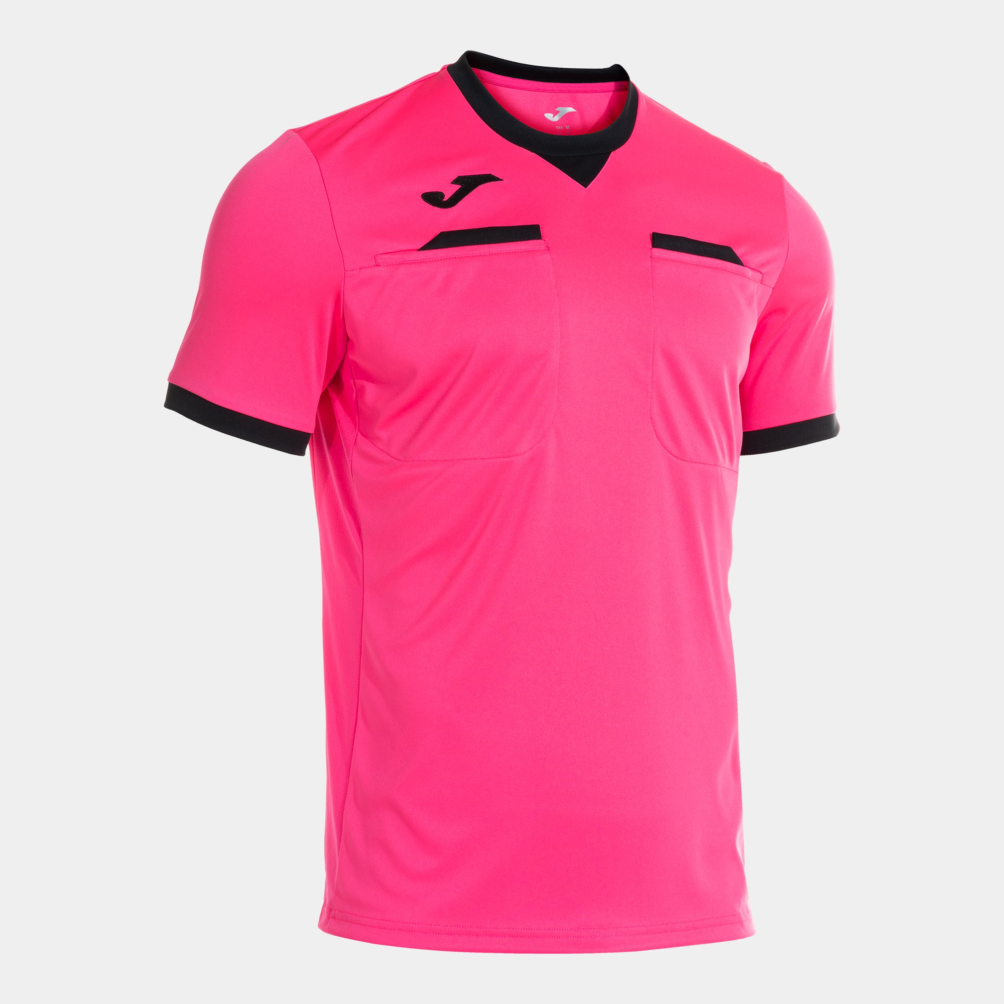 Joma Referee Short Sleeve T-Shirt Fluor Pink Black