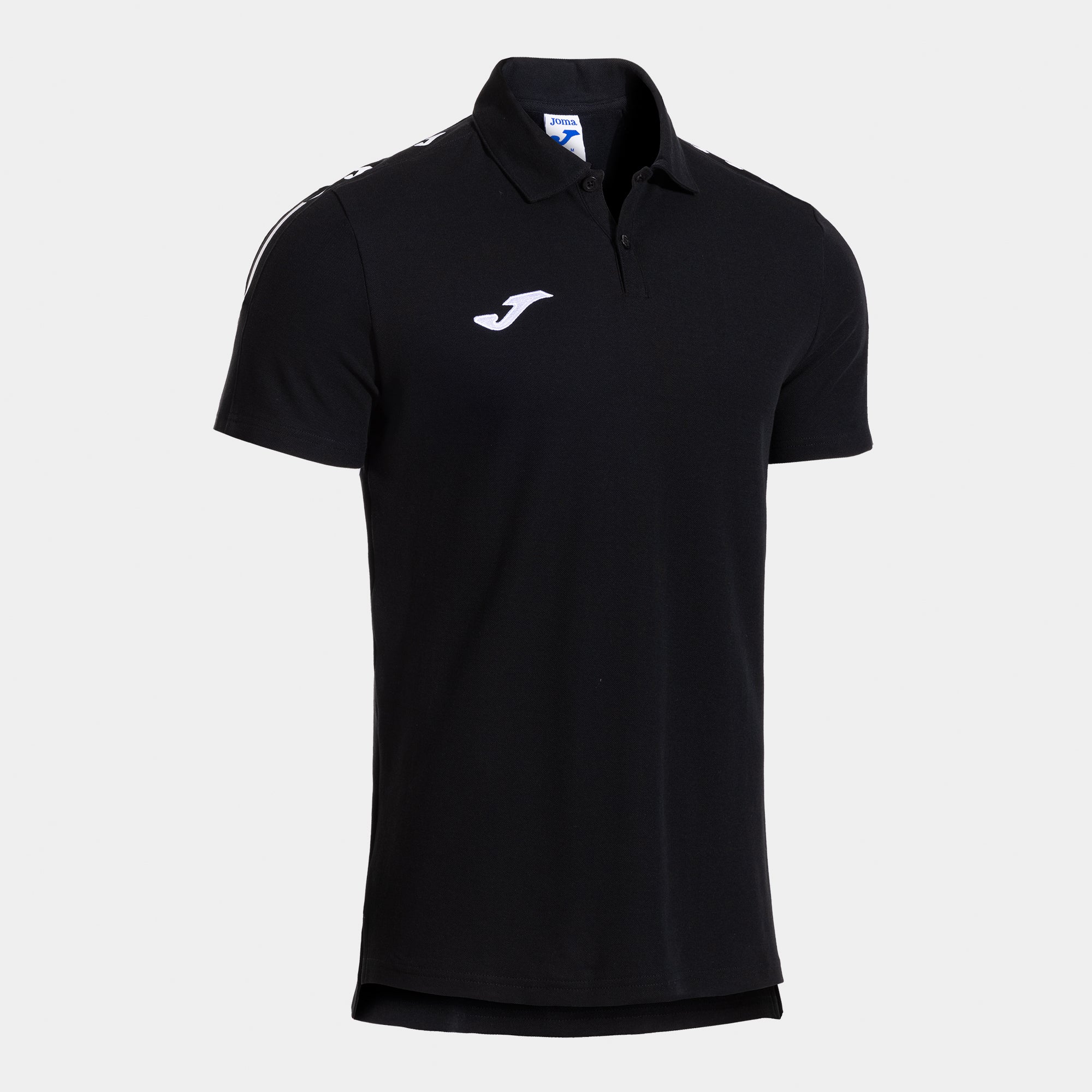 Joma Olimpiada Short Sleeve Polo Black