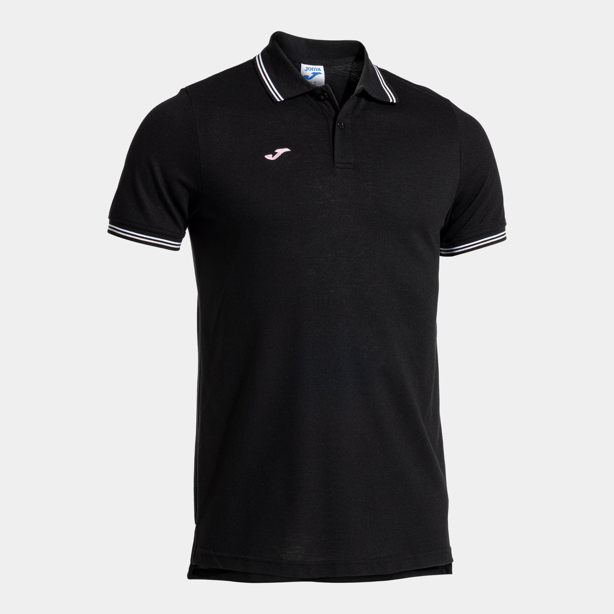 Joma Confort Classic Short Sleeve Polo Black Pink