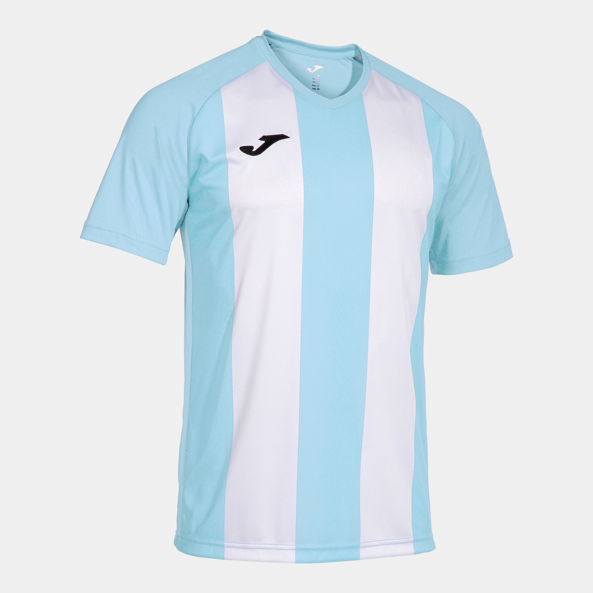 Joma Inter Iv Short Sleeve T-Shirt Sky Blue White