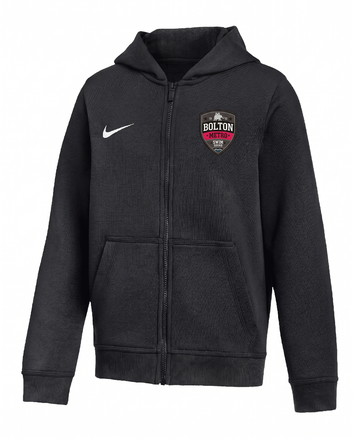 Bolton Metro Nike Park 26 Full-Zip Fleece Hoodie with club badge – Junior