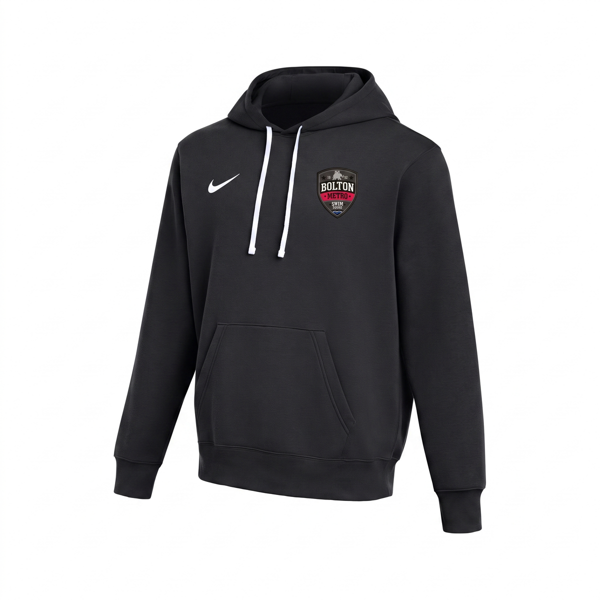 Bolton Metro Nike Park 26 Fleece Pullover Hoodie with club badge – Men's