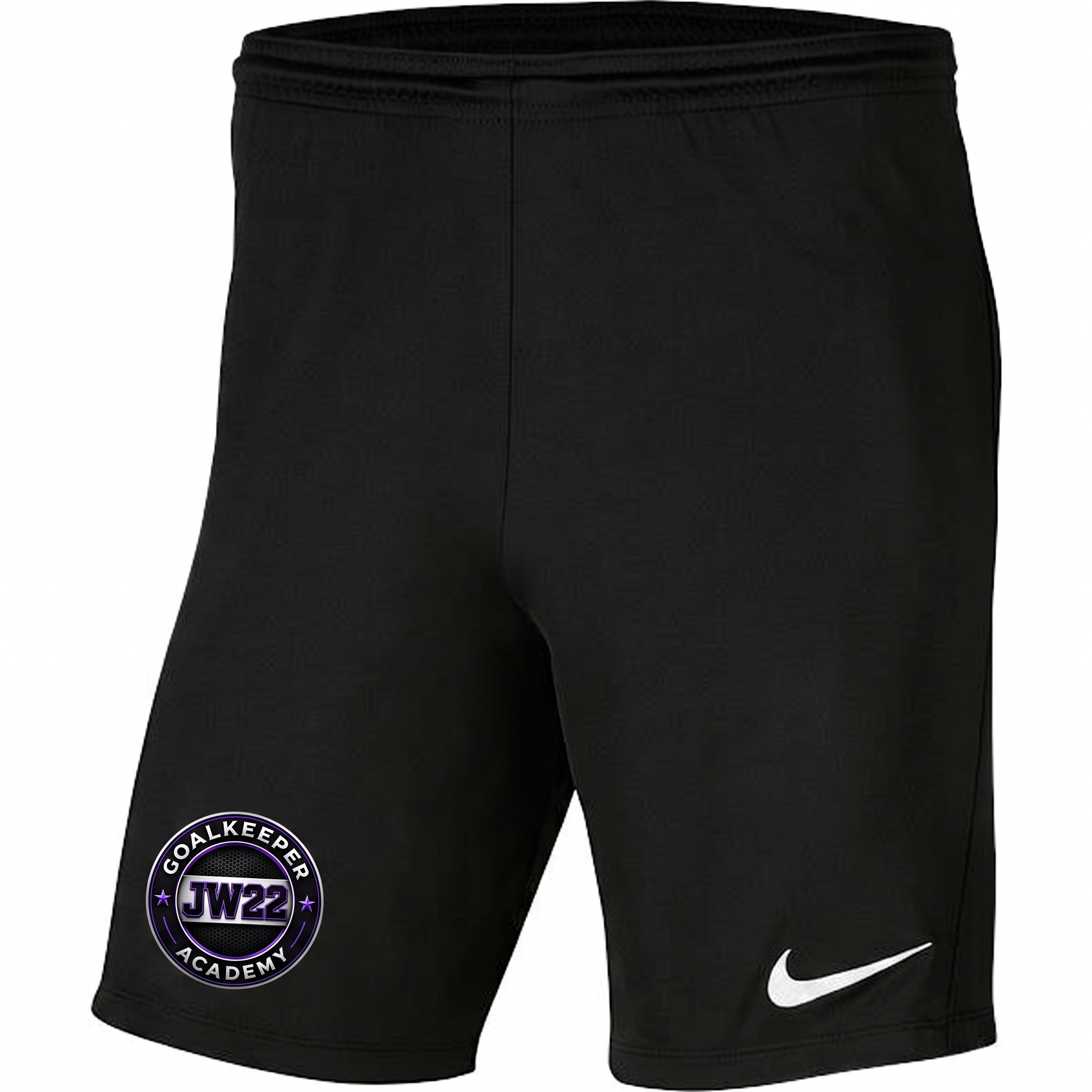 JW22 Goalkeeper Academy Nike Park III Knit Short in Black