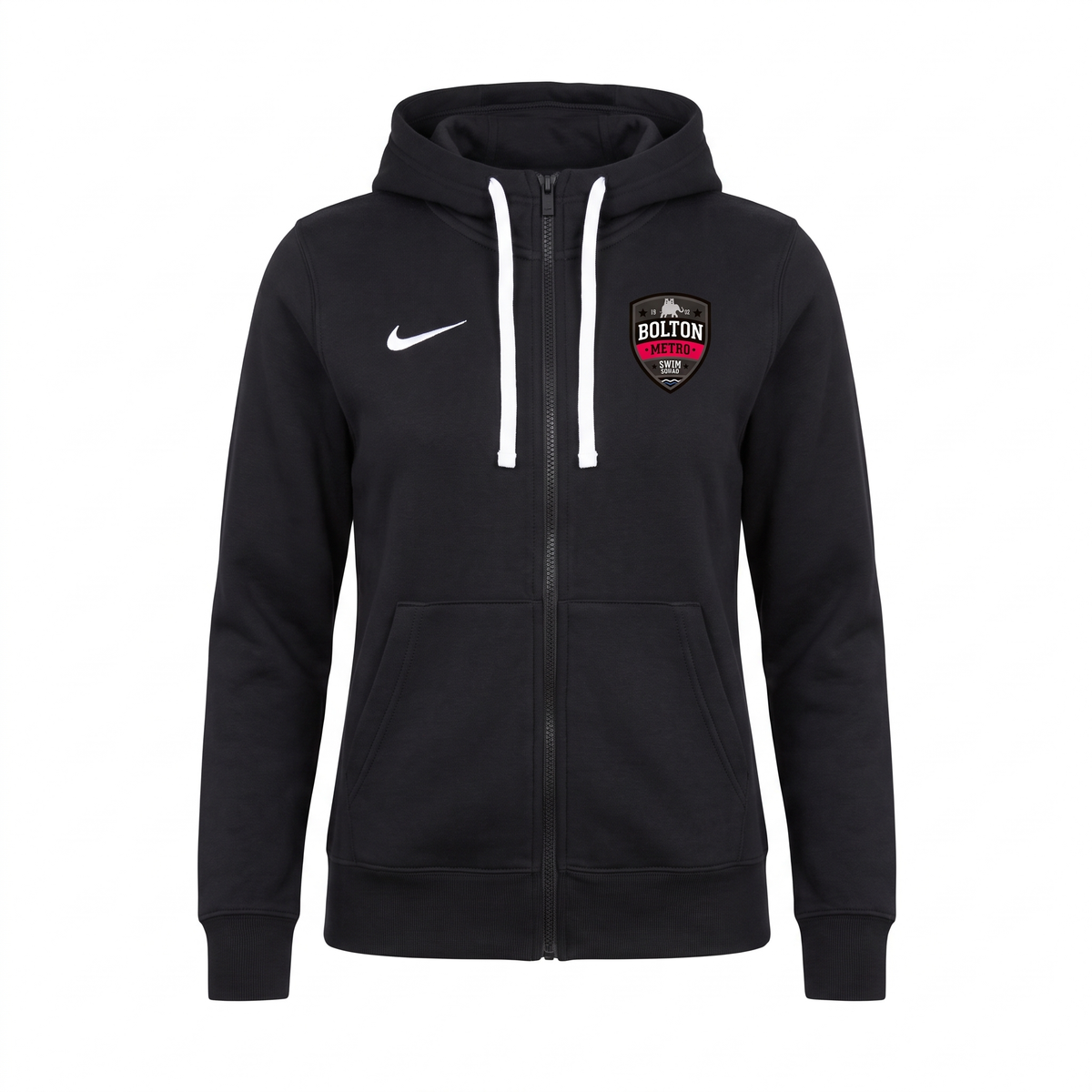 Bolton Metro Nike Park 26 Full-Zip Fleece Hoodie with club badge – Women's