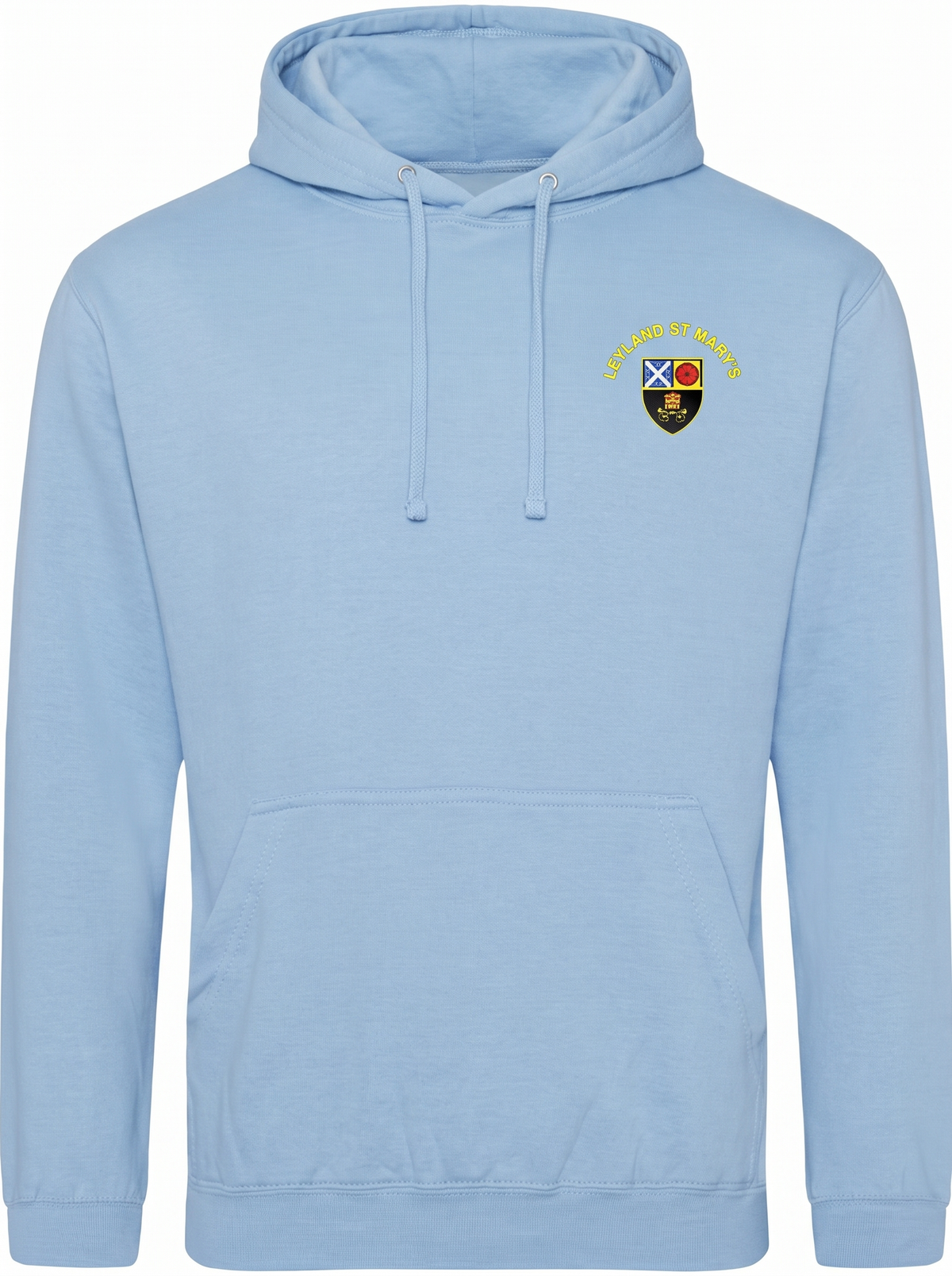 St Mary's Leyland Leavers hoodie Sky Blue