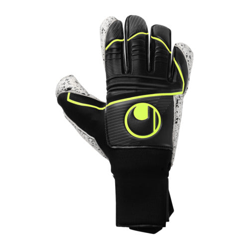 uhlsport Supergrip+ Flex Frame Carbon Goalkeeper Gloves – Black
