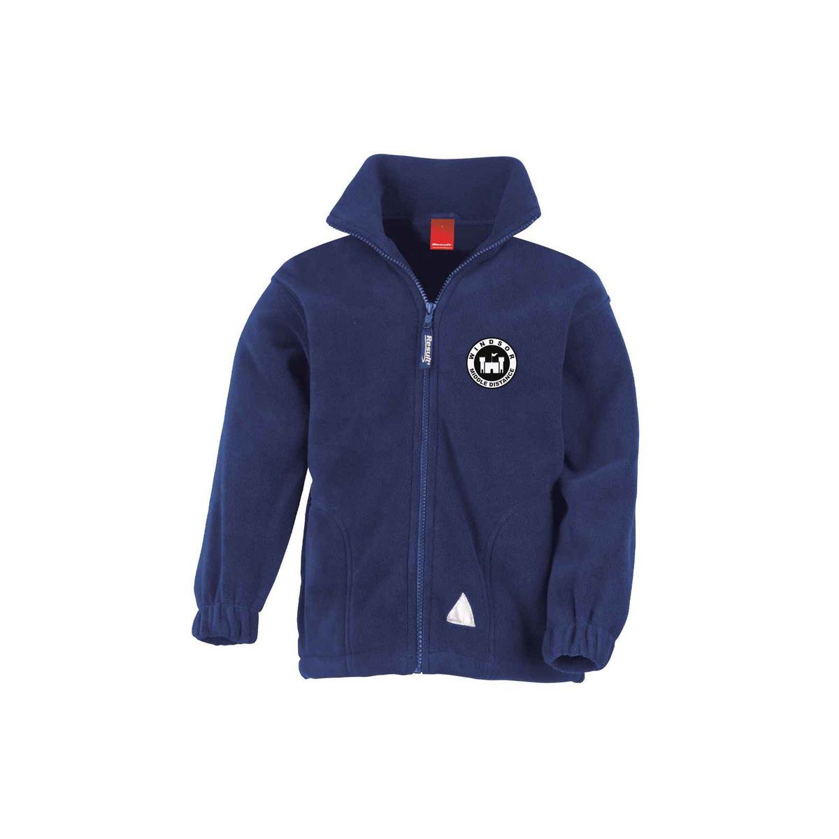 Windsor Middle Distance Result Kids Fleece Jacket in Royal Blue