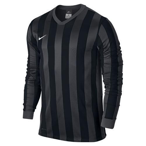 In Stock Now Nike Striped Division Ls   Anthracite Adults
