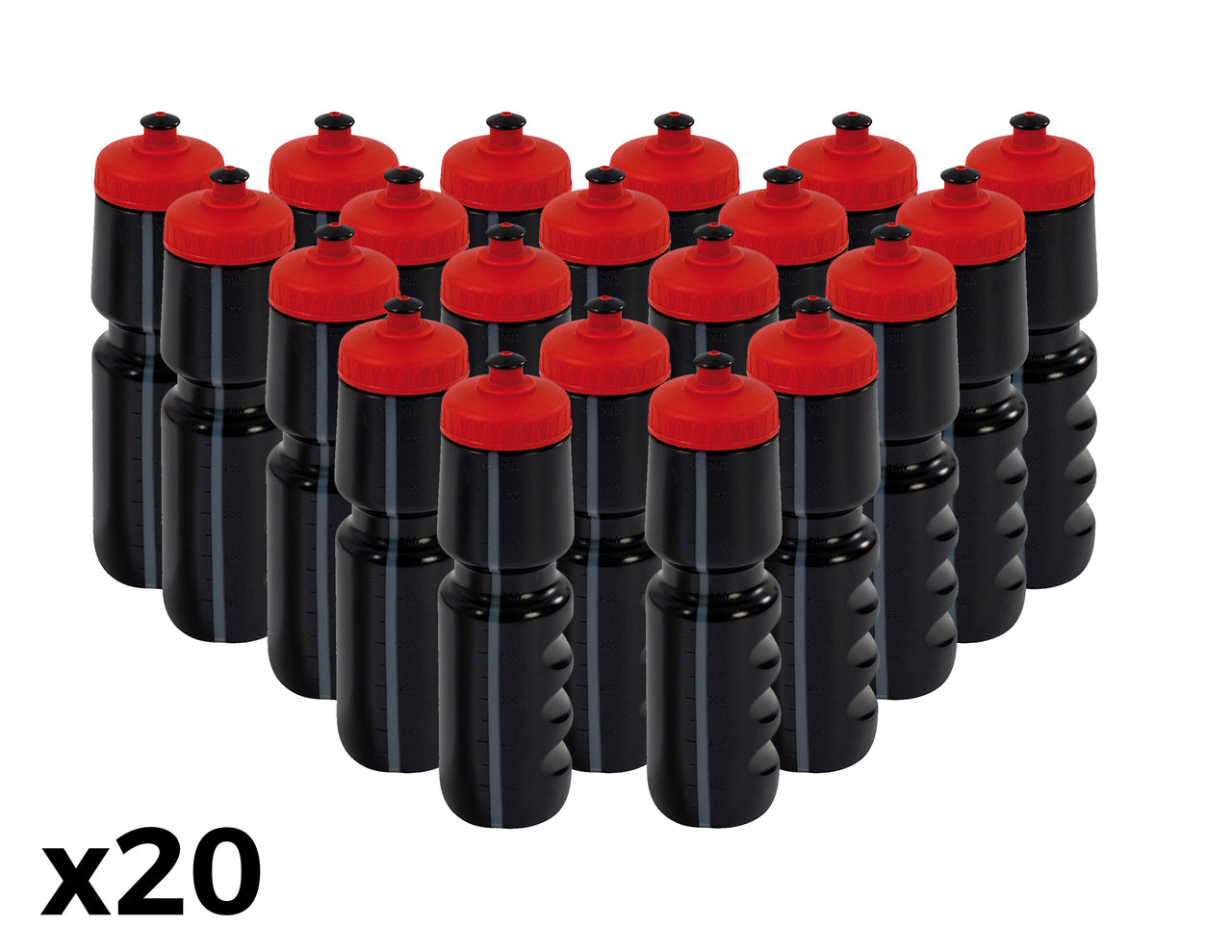 Precision Black Training Water Bottle 20 Pack